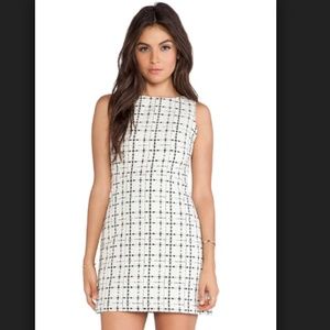 Alice + Olivia Tweed Kipp Sleeveless Dress
